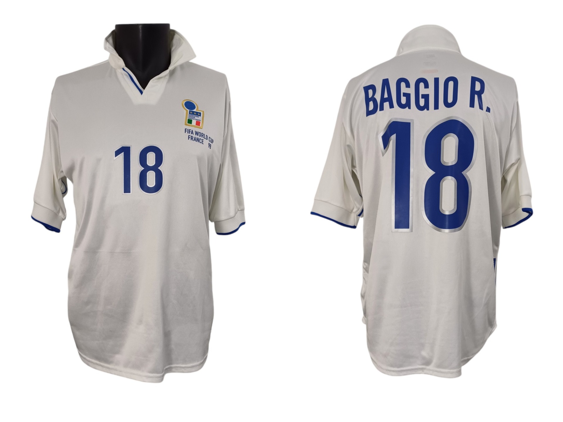 Italy - Roberto Baggio - 1998 - Camiseta de fútbol
